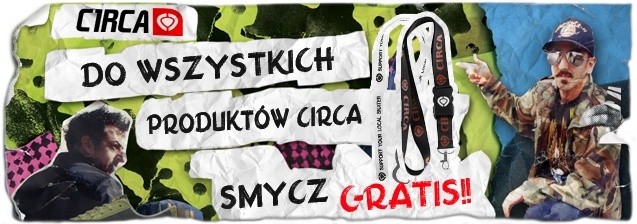 Smycz CIRCA gratis!!!